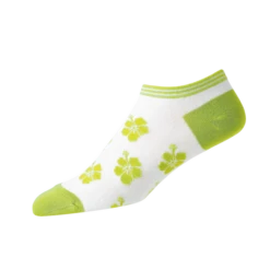 ComfortSof Low Cut Hibiscus Print Women