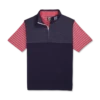 Heather Yoke Half-Zip Vest - FJ Tour Collar