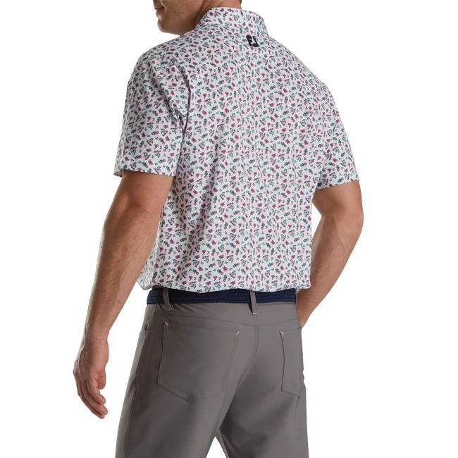 Mini Floral Lisle Self Collar 3 Mini Floral Lisle Self Collar - Image 3