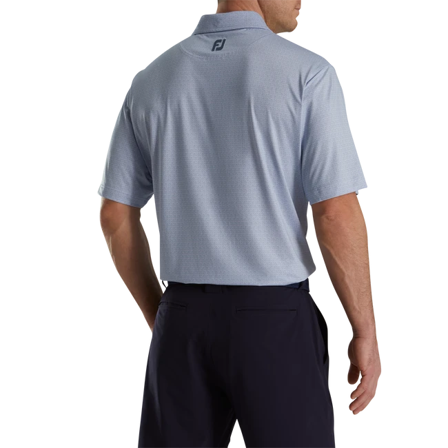 Spiral Line Print Lisle Self Collar 3 Spiral Line Print Lisle Self Collar - Image 3