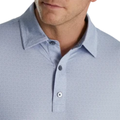 Spiral Line Print Lisle Self Collar 7 Spiral Line Print Lisle Self Collar -Footjoy FJ 27719 04