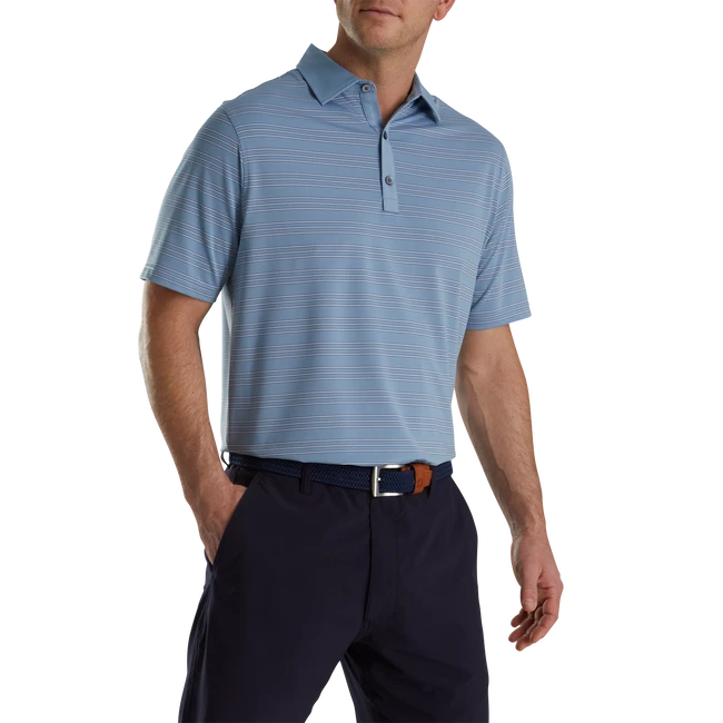 Trio Stripe Lisle Self Collar 2 Trio Stripe Lisle Self Collar - Image 2