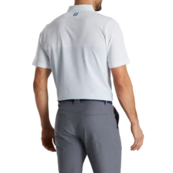 Lisle Engineered Pin Stripe Self Collar -Footjoy FJ 27990 03