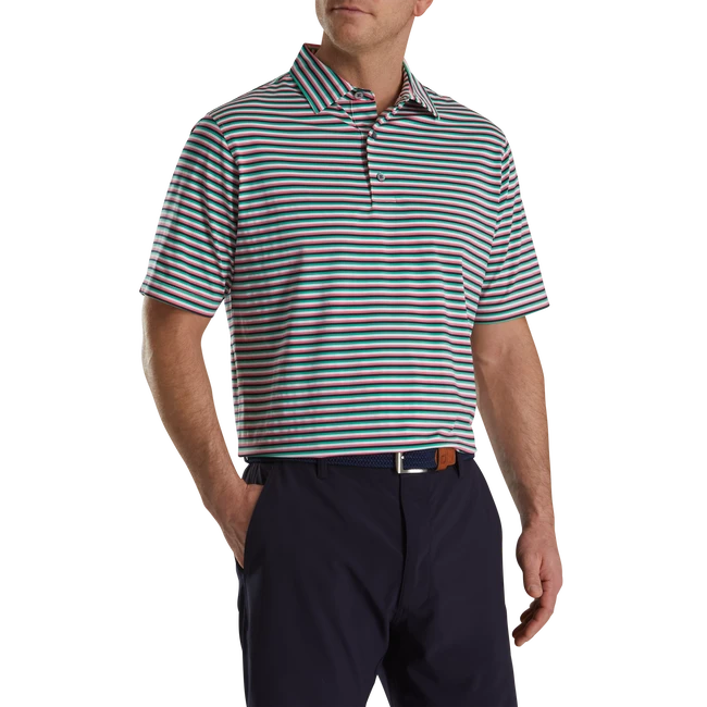 Multi Stripe Lisle Self Collar 2 Multi Stripe Lisle Self Collar - Image 2