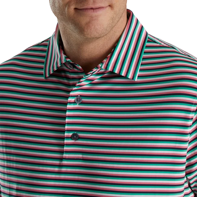 Multi Stripe Lisle Self Collar 4 Multi Stripe Lisle Self Collar - Image 4