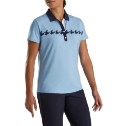 Cap Sleeve Houndstooth Print Women