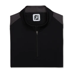 1/4 Zip Houndstooth Trim Women -Footjoy FJ 28274 01