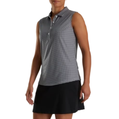 Lisle Houndstooth Sleeveless Women