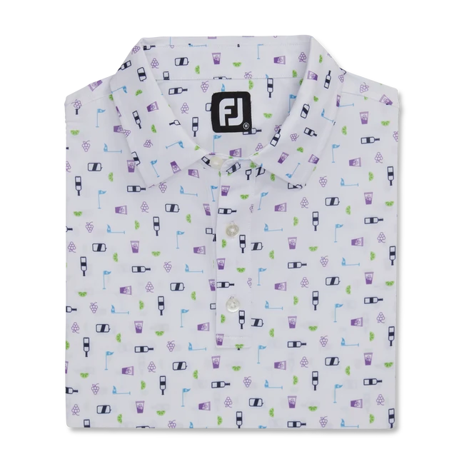 Transfusion Print Lisle Self Collar 1 Transfusion Print Lisle Self Collar