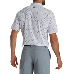 Transfusion Print Lisle Self Collar 6 Transfusion Print Lisle Self Collar -Footjoy FJ 28336 03