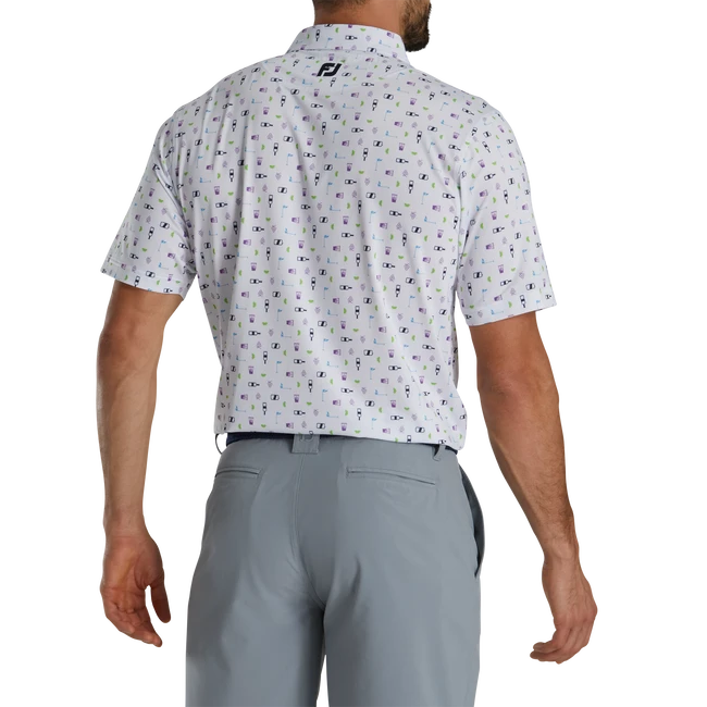 Transfusion Print Lisle Self Collar 3 Transfusion Print Lisle Self Collar - Image 3