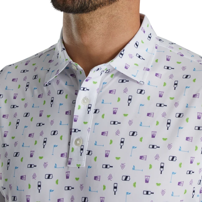 Transfusion Print Lisle Self Collar 4 Transfusion Print Lisle Self Collar - Image 4