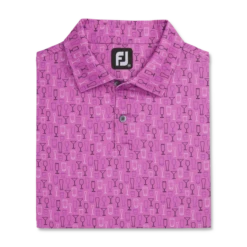 Lisle Glass Print Self Collar