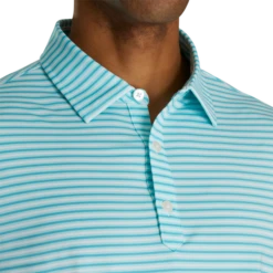 Lisle Even Stripe Self Collar 7 Lisle Even Stripe Self Collar -Footjoy FJ 28475 04