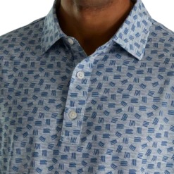 Lisle Sketched Print Self Collar -Footjoy FJ 28476 04