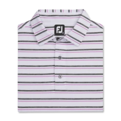 Lisle Space Dyed Stripe Self Collar