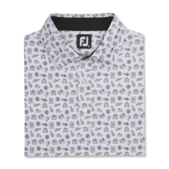 Lisle Travel Print Self Collar