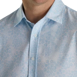 Micro-Floral Short Sleeve Performance Woven -Footjoy FJ 28528 04