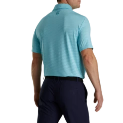 Lisle Feeder Stripe Self Collar 6 Lisle Feeder Stripe Self Collar -Footjoy FJ 28549 03