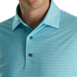 Lisle Feeder Stripe Self Collar 7 Lisle Feeder Stripe Self Collar -Footjoy FJ 28549 04