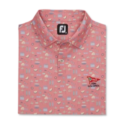 2023 U.S. Open Hollywood Print Lisle Self Collar