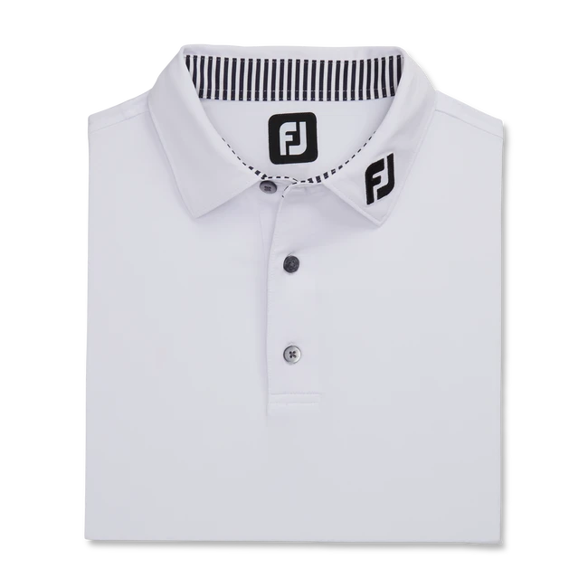 Solid Lisle Self Collar - FJ Tour Logo 1 Solid Lisle Self Collar - FJ Tour Logo