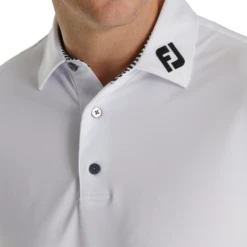 Solid Lisle Self Collar - FJ Tour Logo 7 Solid Lisle Self Collar - FJ Tour Logo -Footjoy FJ 29295 04