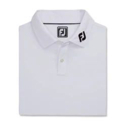 Athletic Fit Solid Lisle Self Collar - FJ Tour Logo