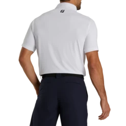 Athletic Fit Solid Lisle Self Collar - FJ Tour Logo 6 Athletic Fit Solid Lisle Self Collar - FJ Tour Logo -Footjoy FJ 29299 03