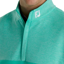 Heather Yoke Half-Zip Vest - FJ Tour Logo 7 Heather Yoke Half-Zip Vest - FJ Tour Logo -Footjoy FJ 29306 04