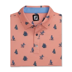 Coyote Print Lisle Self Collar