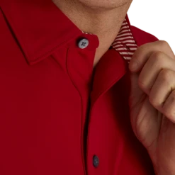 Solid Lisle Self Collar 7 Solid Lisle Self Collar -Footjoy FJ 32939 04